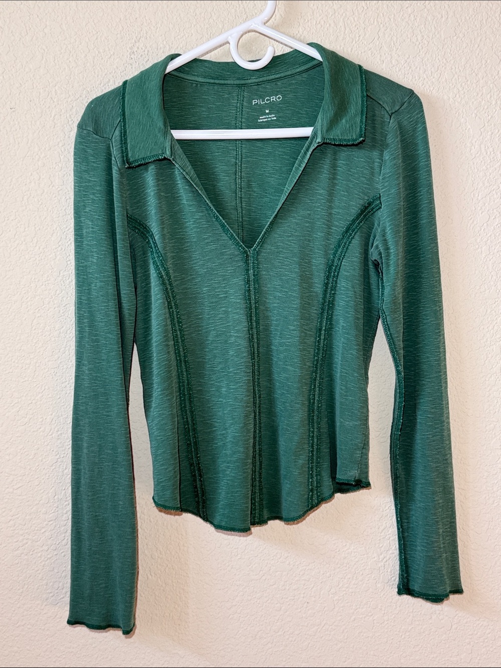 Pilcro Stitched Long-Sleeve Top - Picture 4 of 7